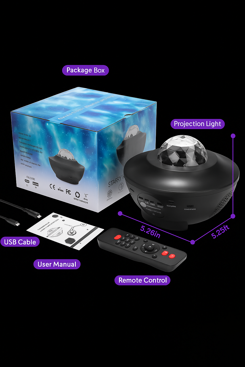 Aellona™ Galaxy Projecter