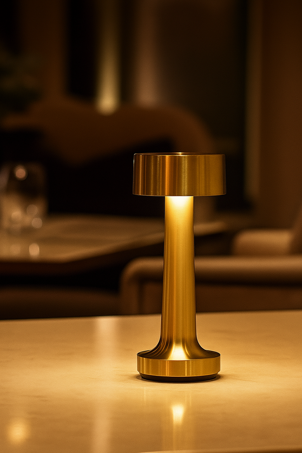 Luxury Dumbbell-Inspired Retro Metal Touch Lamp Aellona™