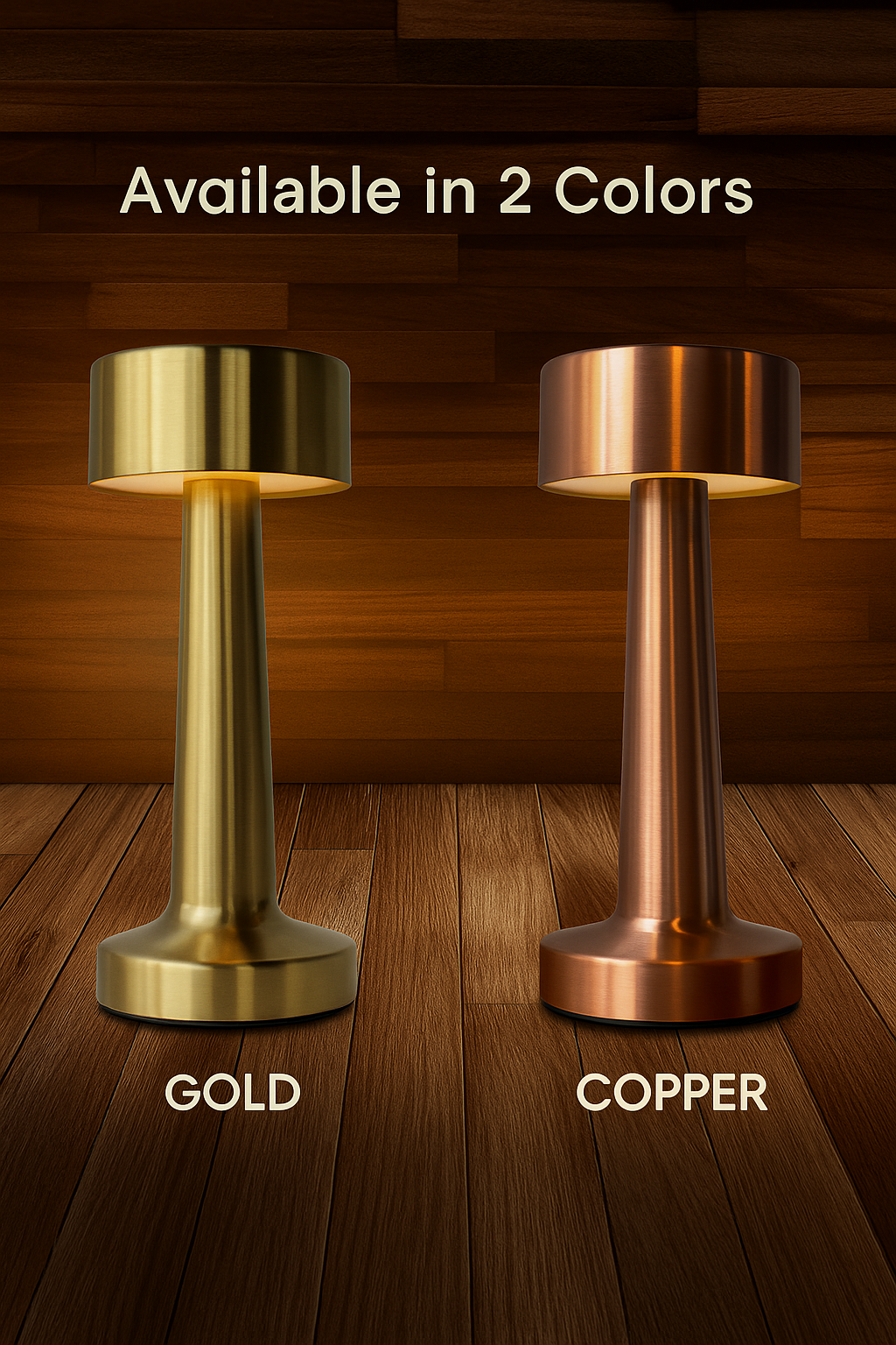 Luxury Dumbbell-Inspired Retro Metal Touch Lamp Aellona™