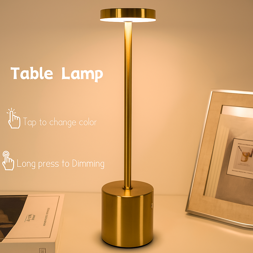 Minimalist Long-Neck LED Touch Lamp | Aellona™