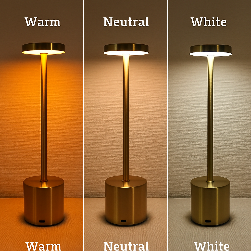 Minimalist Long-Neck LED Touch Lamp | Aellona™