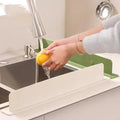 Silicone Sink Splash Guard With Suction – Flexible Water Splash Stopper for Kitchen & Bathroom