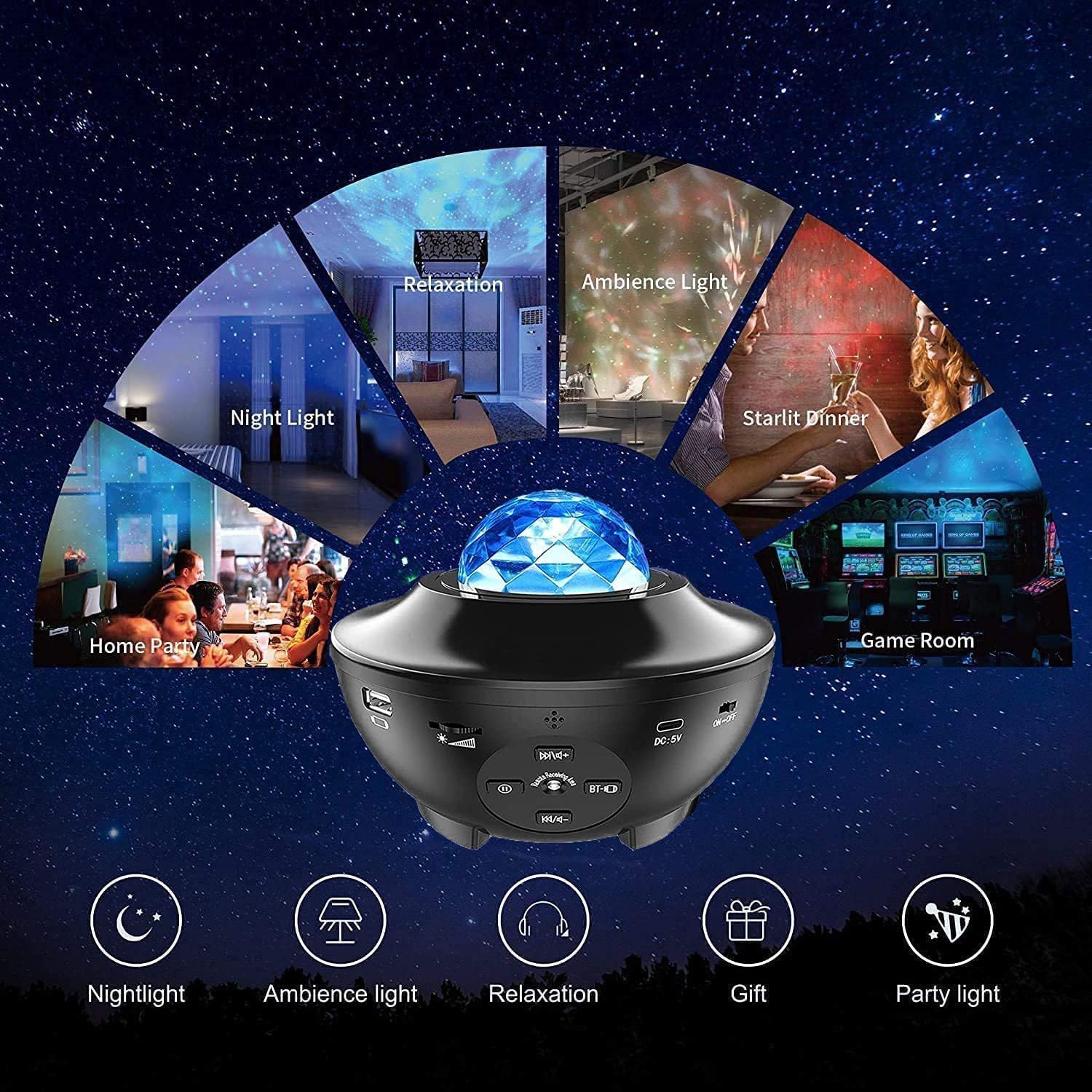 Aellona™ Galaxy Projecter