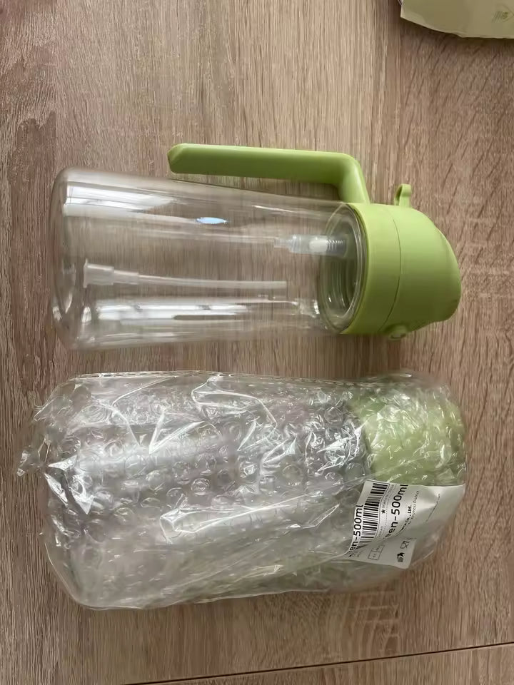 2 in 1 Oil Dispenser Glass Bottle for kitchen (500ML)
