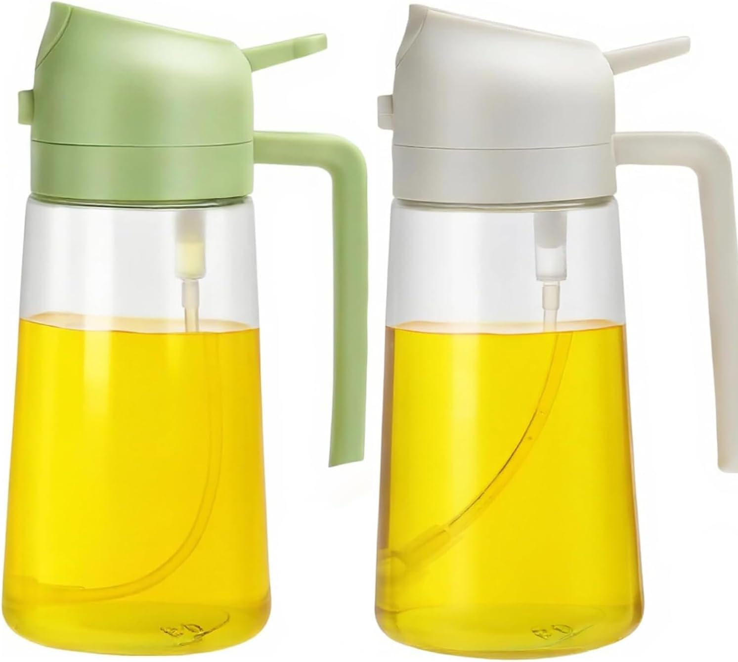 2 in 1 Leakproof Oil Dispenser Bottle for kitchen (500ML)